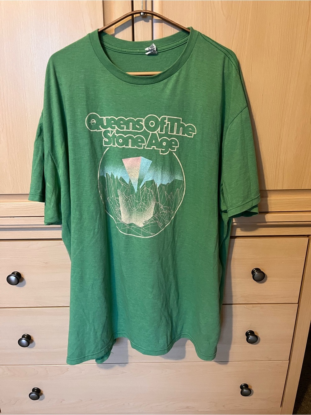 Queens of the Stone Age Graphic Tee - Green, XXL
